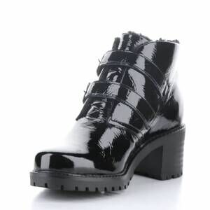 NEW BOS. & CO. women's issey boots in black/gold
